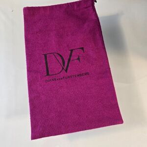 Diane Von Furstenberg Drawstring Dust Bag Vintage Purple
